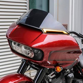 HDBUBALUS Motorcycle Fairing Mesh Grill Side Vent Screen for Road Glide Custom FLTRX Special FLTRXS Glide Ultra FLTRU FLTRUSE 2015-2023 Black