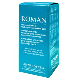 Roman Products 209701 Roman 2097018 oz. Universal Wheat Wallpaper Paste, 8oz, 8 Ounce
