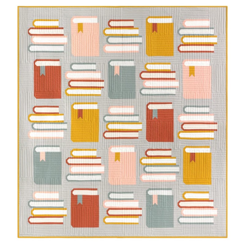 Pen and Paper Patterns Book Nook Quilt Pattern, Multiple