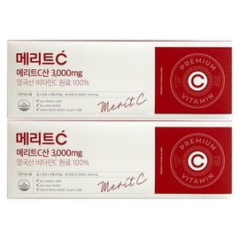 Huons Merit C acid 3000mg x 90 packets (2) / 메리트C산 3000mg x 90포 2개
