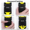 Luggage Strap with Combination Lock, Adjustable Non-Slip Luggage Strap, Long