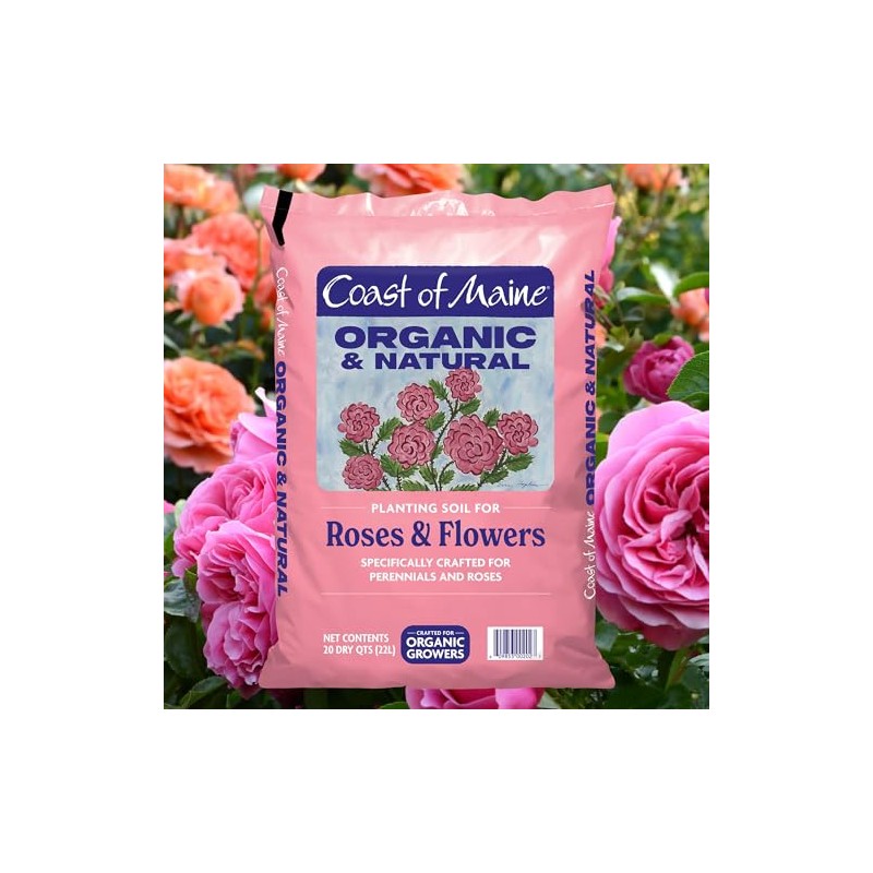 Coast of Maine Organic & Natural Planting Soil for Roses
