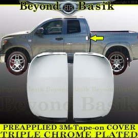 Torox For 2007-2020 2021 TOYOTA TUNDRA Ext/Double Cab CHROME Door Handle Rear COVERS