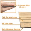 Yutianli PVC Slat Wall Panel Peel and Stick 118"x 15.7"