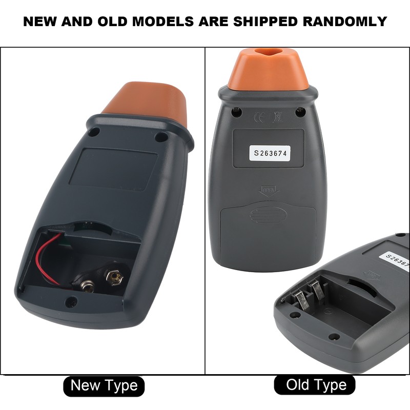 Digital Handheld Laser Tachometer Non Contact RPM Tester Speed Meter