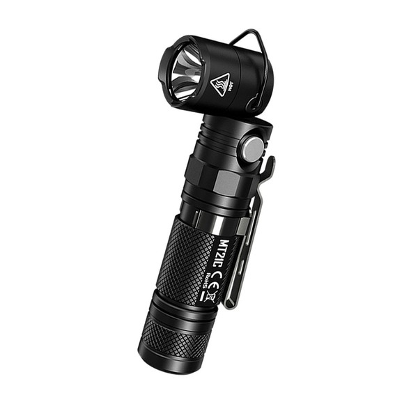 Nitecore MT21C 1000 Lumen 90 Degree Adjustable Flashlight, Black