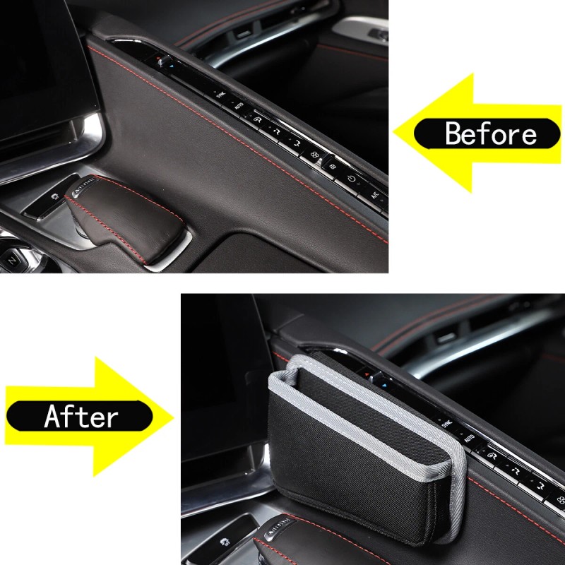dreamcar2022 Fit For 2020-2025 Corvette C8 Center Console Cloth Storage