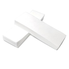 100Pcs Professional Non-Woven Bikini & Facial Wax Strips - Soft Wax Paper for Women & Men, 7x20cm