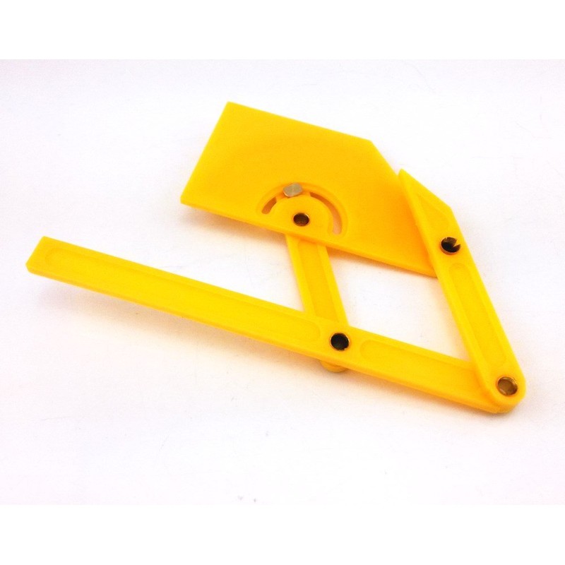 Honbay 1pc Plastic Protractor Angle Finder Measure Arm Ruler Gauge