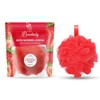 Bath Shower Loofah with Strawberry-Scented Soap – Soft & Exfoliating