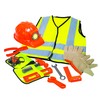 Dr. STEM Toys Construction Worker Roleplay Costume Set with Hat,