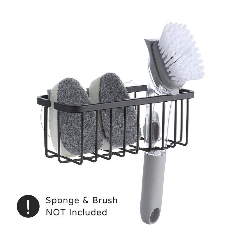 SunnyPoint NeverRust Deluxe Kitchen & Bathroom Sink Sponge Holder Organizer