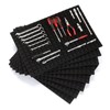 CASOMAN 8PCS Professional Toolbox Liner, Trap Mat Universal Tool Drawer