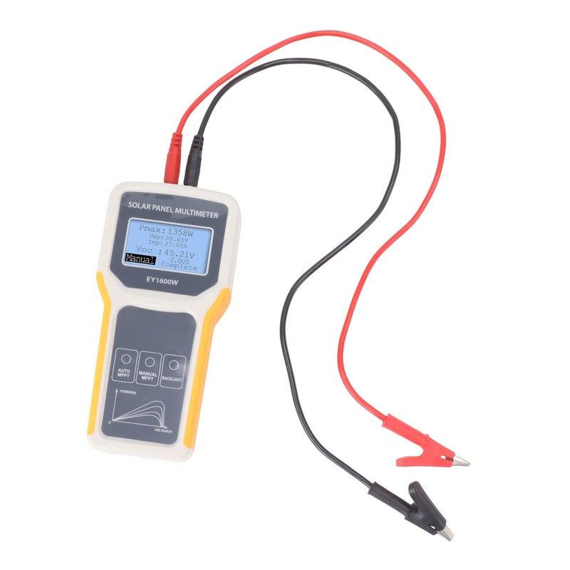 Solar Panel Tester Photovoltaic Multimeter EY1600W with Backlight MPPT Tester