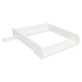 Baby Changing Topper with 80 cm Back Panel, 53 x 70 cm, White