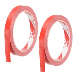 M METERXITY 2 Pack Table Tennis Edge Tape Rackets Cover Edge Fiber Cloth Protection Tape 33ft x 0.4" Red