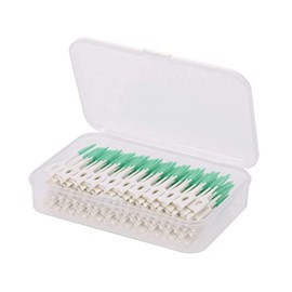 Cepillos interdentales Cepillos de limpiador de dientes desechables ultra apretables Pincel dientes silicona para espacios interdentales Green 160pcs/cepillo cajas para