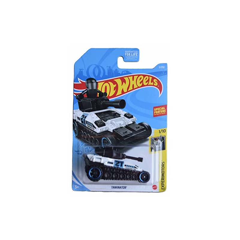 Hot Wheels Tanknator, Experimotors 1/10 - White