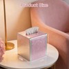Pink Tissue Box Cover,Tissue Box Holder with Magnetic Bottom, Decorative