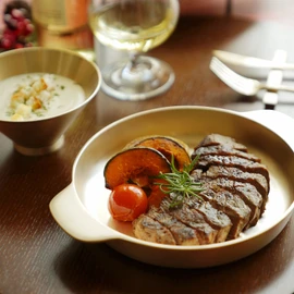 Notdam [Department Store Gift Packaging] Organic direct fire steak pan / 놋담 [백화점 선물포장] 유기 직화 스테이크팬