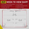 Luxury 2025 Week to View Diary Hardback Cover 80GSM Paper