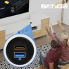BATIGE USB 3.0 HDMI Car Mount Flush USB Port Cable,