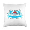 Shark Swimming Swimming goggles Summer Throw Pillow