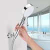 KINHARD Full Metal Shower Head Holder, Shower Head Holder, Wall