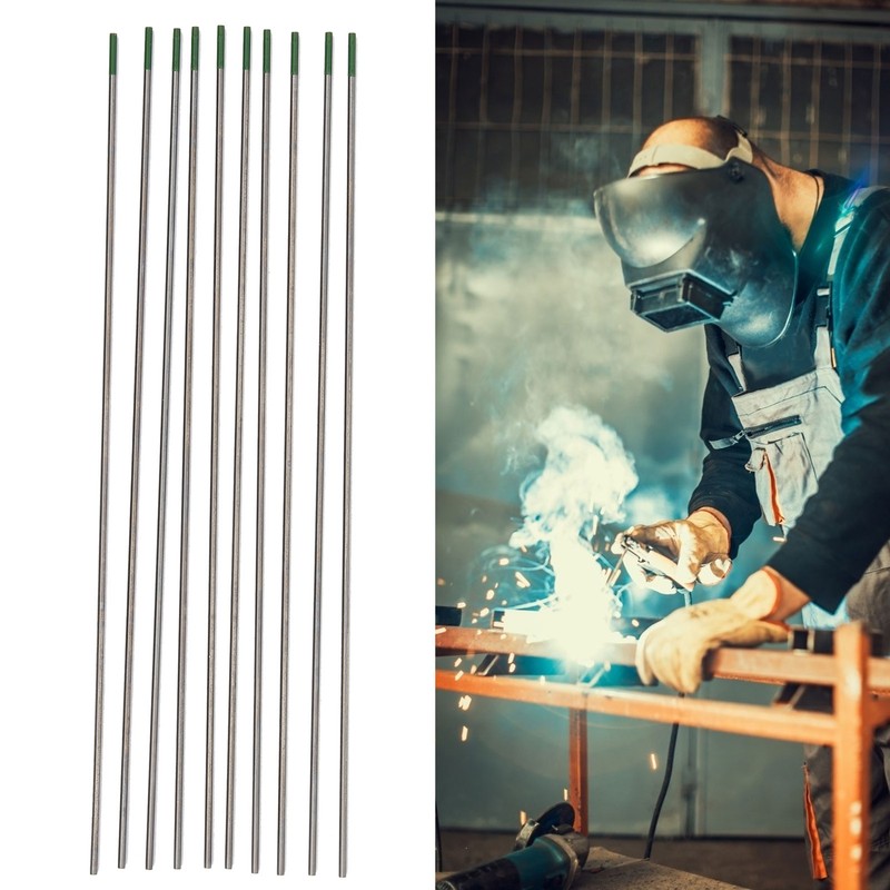 10Pcs WP Rod Tungsten Electrode Arc Needle for Welding Thin