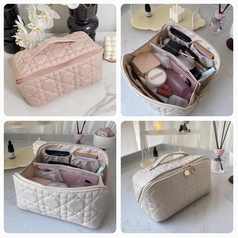 Makeup Pouch, Large Capacity, Makeup Pouch, Travel, Cosmetic Case, Trinket