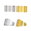 Ieron 10 PCS Hand-Working Sewing Thimble, Metal Finger Shield Ring,