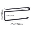 LMSAWK Pack of 2 Black Multifunctional Kitchen Roll Holder, High-Quality