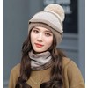 Women Winter Knitted Beanie Hats Fashion Warm Slouchy Wool Beret