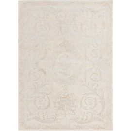 Unique Loom Finsbury Collection Area Rug - Diana (7' x 10' Rectangle, Ivory/ Beige)
