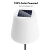 Outdoor Floor Lamp, 100% Solar Powered Floor Lamp for Patio