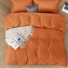 SSW HOMES King Size Duvet Cover Set (Rust) - 3