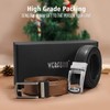WERFORU Men's Ratchet Belts, 2 Pack Leather Belts for Men