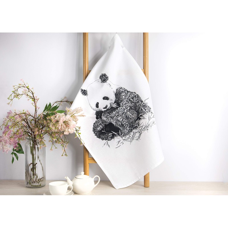 Maxwell & Williams Marini Ferlazzo Tea Towel with Carnaby Cockatoo