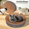 2 in 1 Round Cat Scratching Board, Cardboard Cat Scratcher