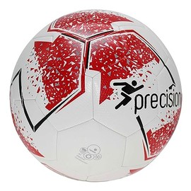 Precision Unisex-Youth Fusion IMS Training Ball, White/Red/Grey/Black, 3
