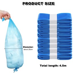 lafo Nappy Bin Refill,Nappy Bags Compatible with Angelcare, Tommee Tippee and Spross Nappy Bin Refill Cassettes,Maximum Capacity of 320 Nappies,Bacteria and Odour Barrier (12 PCS)