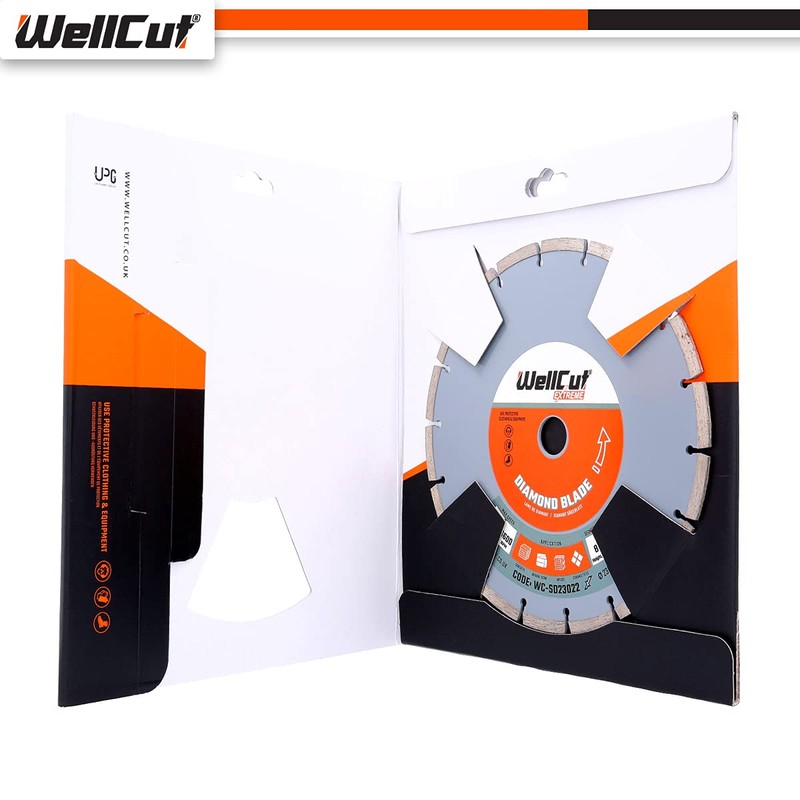 WellCut Diamond Cutting Blades Extreme 22.23mm Bore 115mm, 125mm, 230mm