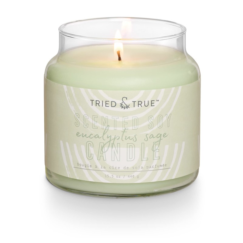 Tried & True Large Jar, Eucalyptus & Sage