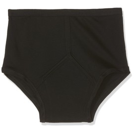 P&S Healthcare Medium Black Mens Traditional Y-Front Incontinence Brief
