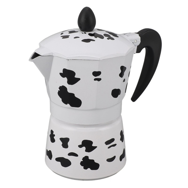 Milk Cow Color Moka Pot Aluminum Coffee Pot Coffee Maker