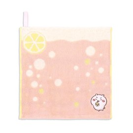 Chiikawa 41-1260080 Supa Towel Handkerchief, Pink, Approx. 9.8 x 9.8 inches (25 x 25 cm)