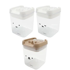 Okato Miffy/Boris Canister, Set of 3 (Miffy for Face, Night-Miffy, Face Only, Boli Only)