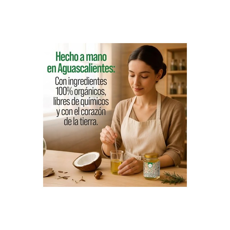 Aceite Capilar - Brillo - Hidratación - Suavidad - Coco