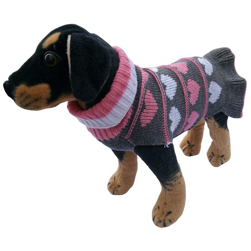 Jecikelon - Suéter para perro, Suéter largo con cuello alto,