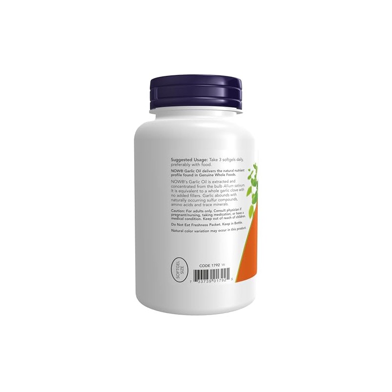 Now Garlic Oil 1500 250 Softgels